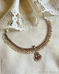 AS-W11476 Silver Gold Necklace