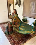 EE-W14849 Kalamkari Kanchi Silk