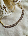 AS-W11473 Silver Gold Necklace