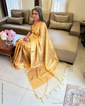 EE-W15299 Gold Saree