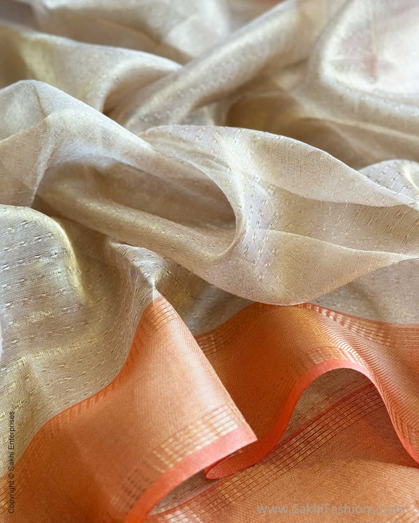 EE-Y07477 Tissue Saree Dress