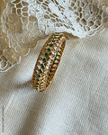 AJ-W16224 Kundan Bangle Green
