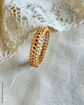 AJ-W16225 Kundan Bangle Red