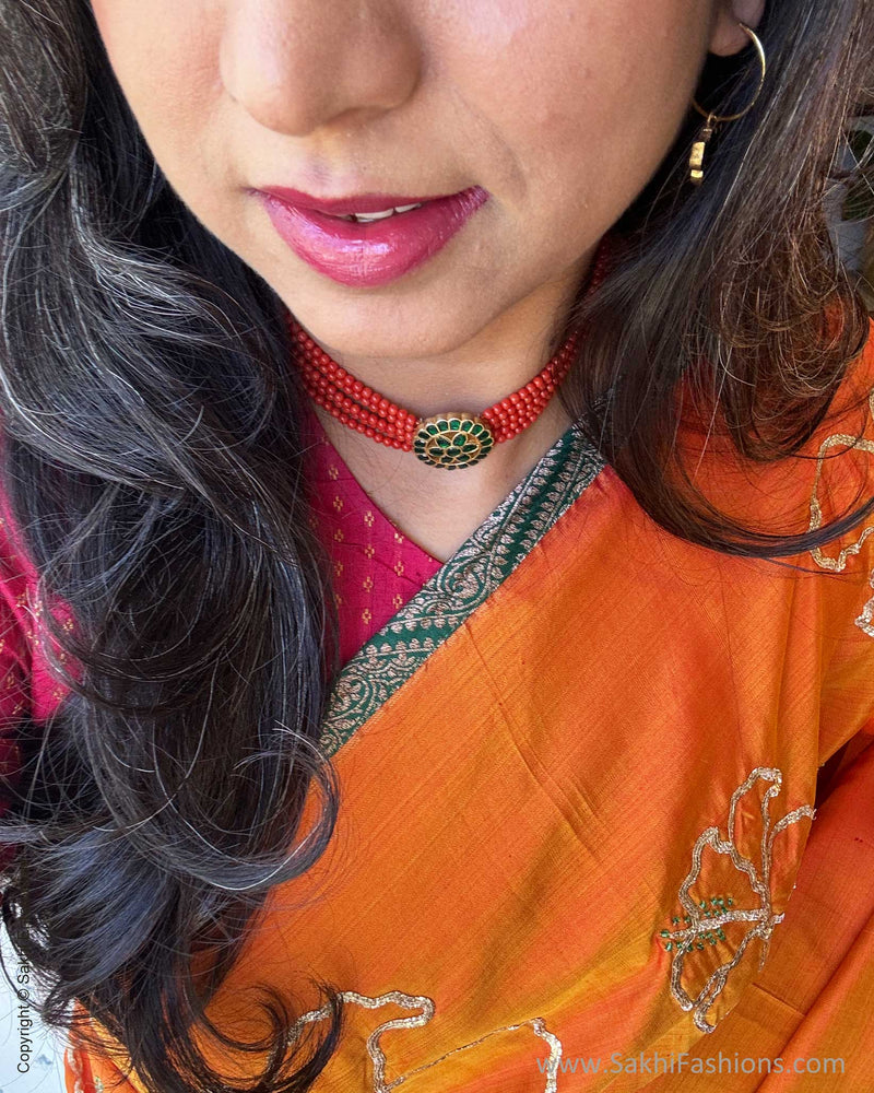 EE-W16787 Floral Kanchi Saree