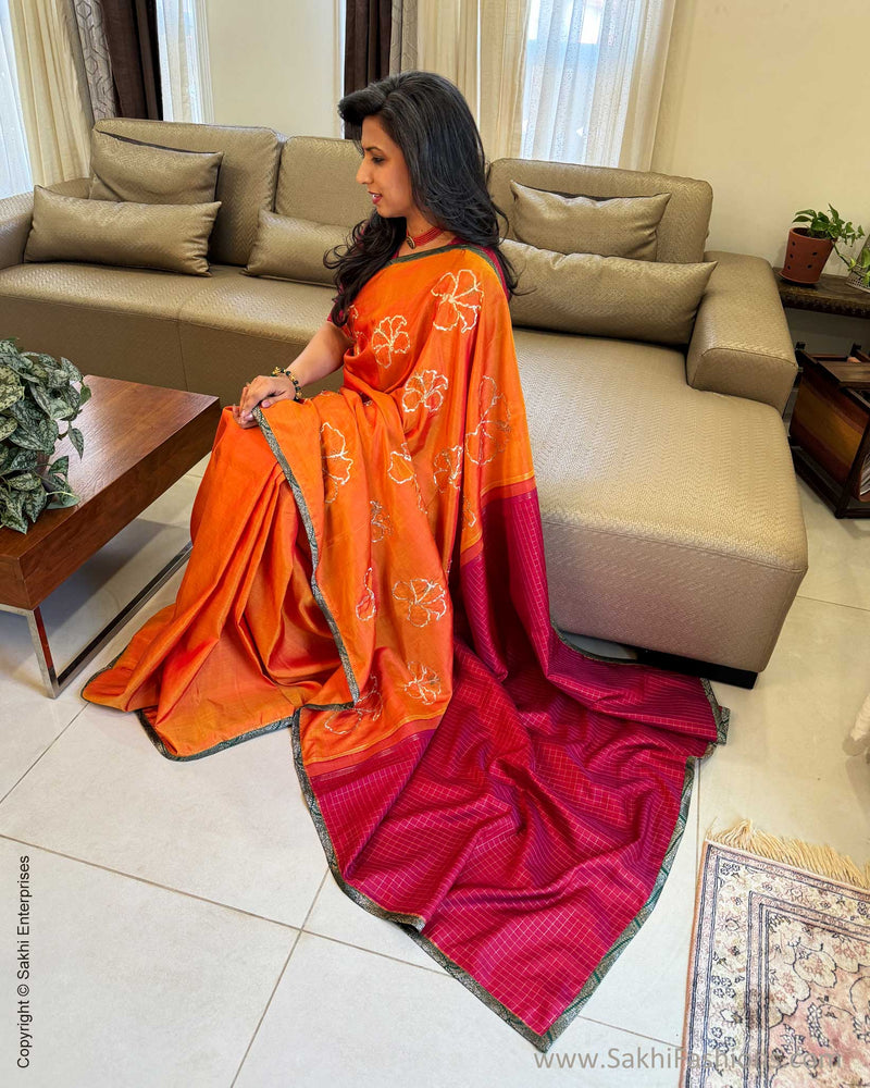 EE-W16787 Floral Kanchi Saree