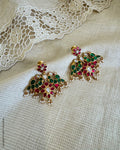AS-W16762 Silver Peacock Earring