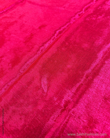 DP-W13911 Pink Tissue Cotton Sari