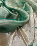 DP-W17752 Green Tissue Saree