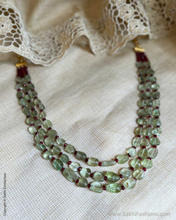 AJ-W16910 Green necklace