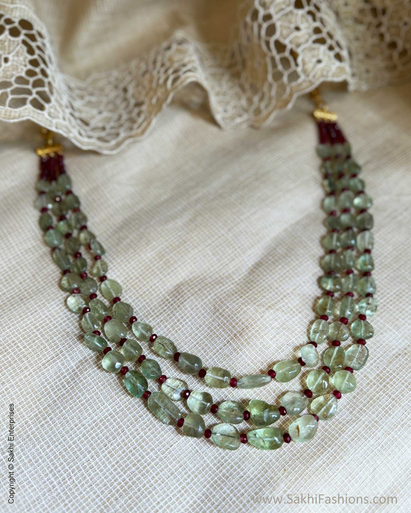AJ-W16910 Green necklace