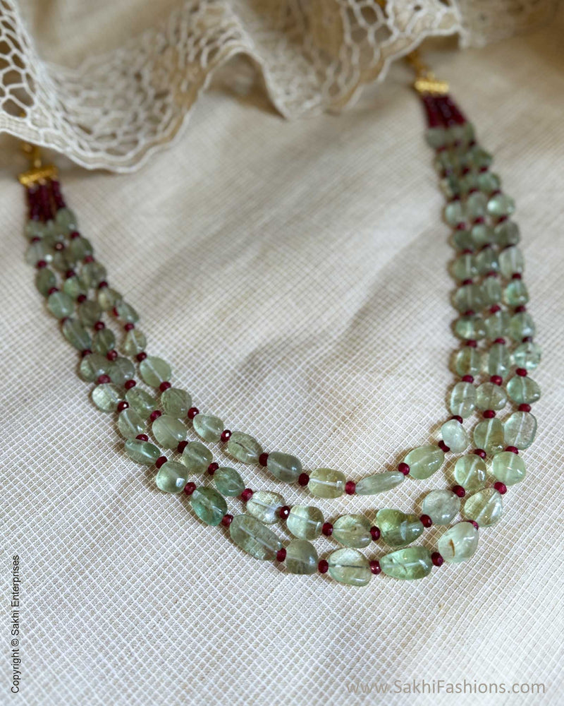 AJ-W16910 Green necklace