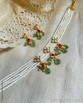 AJ-W16904 Pearls Chocker Set