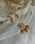 AJ-W16907 Pearls Chocker Set