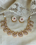 AS-W18566 Diamante Necklace Set