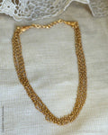 AS-W18561 Gold Pearl Necklace