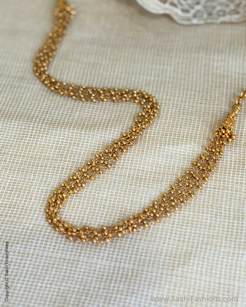 AS-W18561 Gold Pearl Necklace