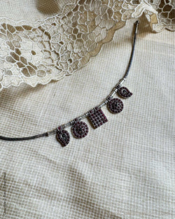 AS-W16827 Silver Choker
