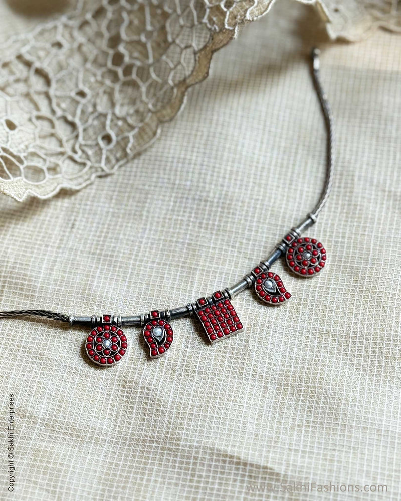 AS-W16825 Silver Choker