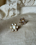 AS-W18423 White Earring