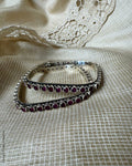 AS-W18432 Silver Pair Bangles