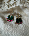 AS-W18434 Green Earring