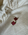 AS-W18410 Pink Stud Earring