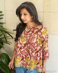 EE-W19055 Kalamkari Top