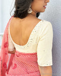 BL-W04081 Cream Cotton Blouse