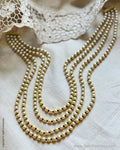 AJ-W16465 Cream Pearls Mala