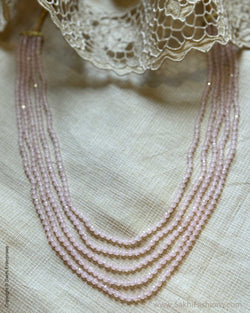 AJ-W16446 Pink Bead Mala