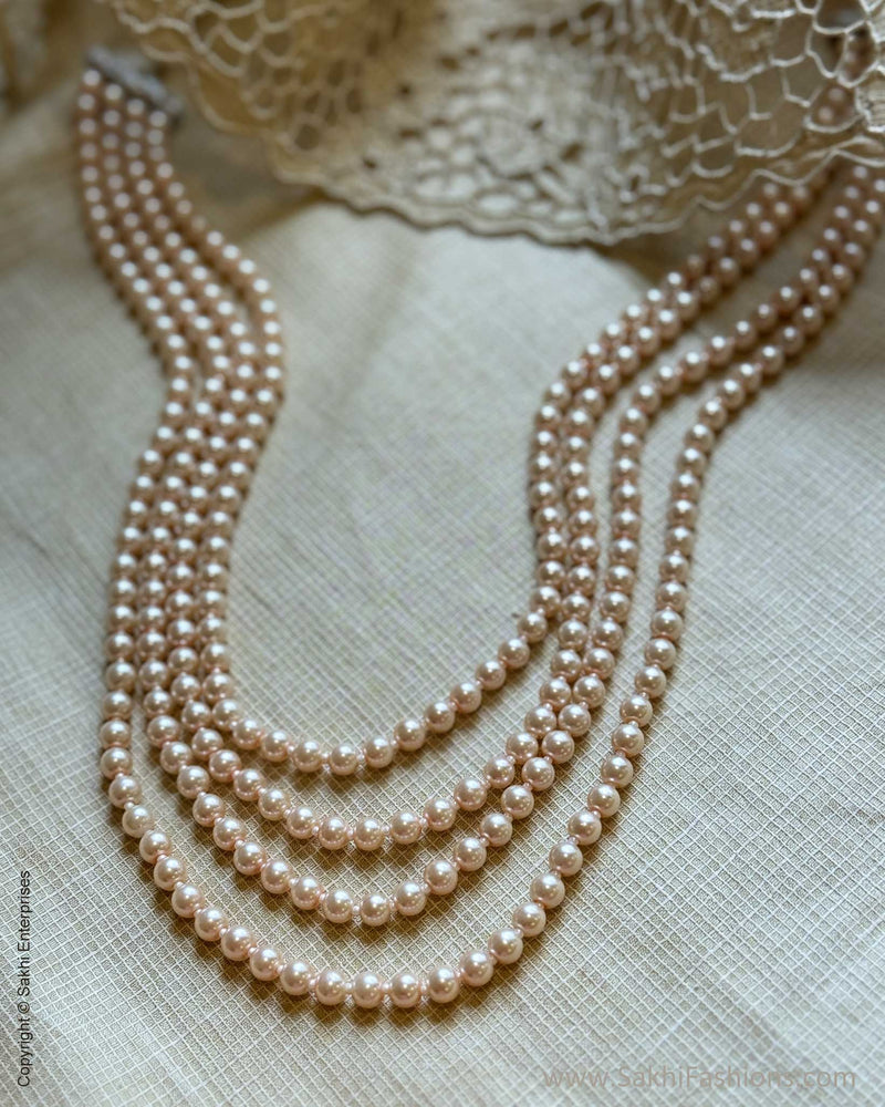 AJ-W16467 Rose Pearls Mala