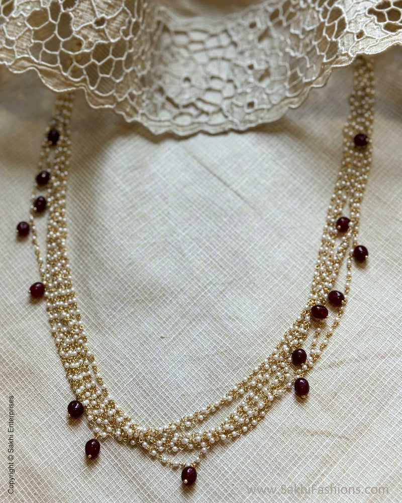 AJ-W16453 Pearls mala