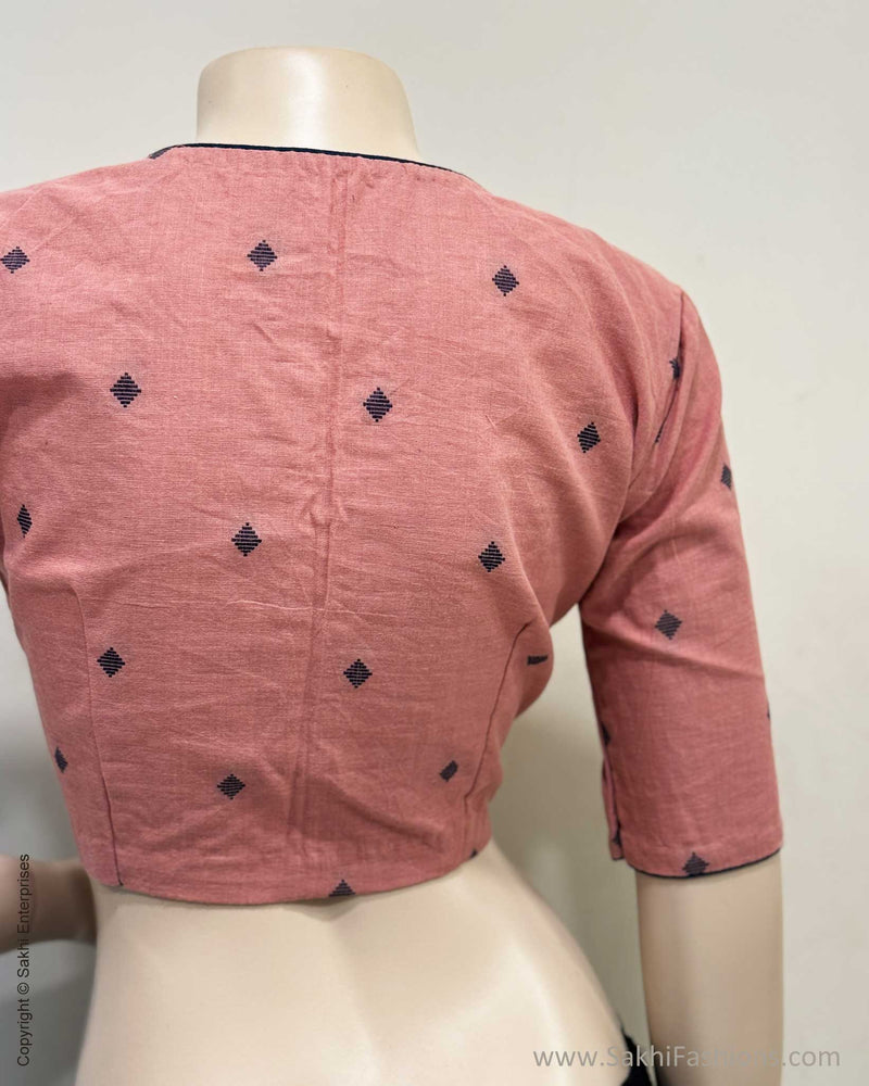 BL-W18846 Pink Cotton Blouse