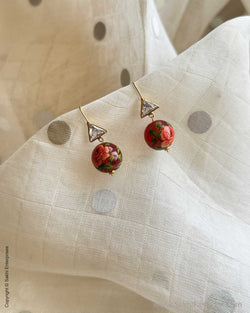 AG-X00481 Gold Pearl Earring