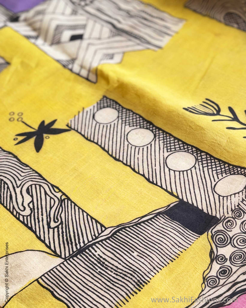 BL-X01018 Kalamkari hand painted Blouse