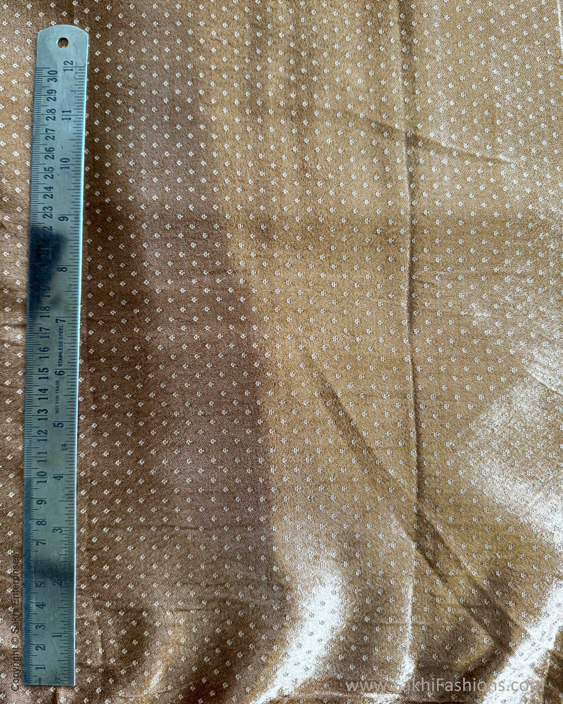 BL-V12361 Beige Gold Mashru Blouse