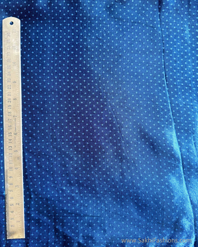 BL-V12364 Blue Mashru Blouse