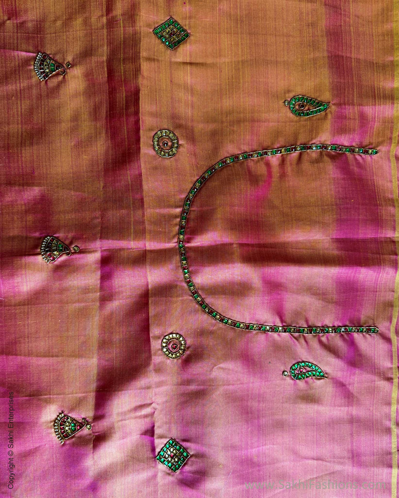 BL-S36955 Kanchi Kundan blouse