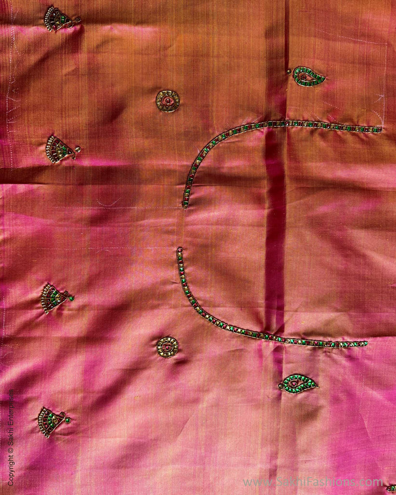 BL-S36955 Kanchi Kundan blouse