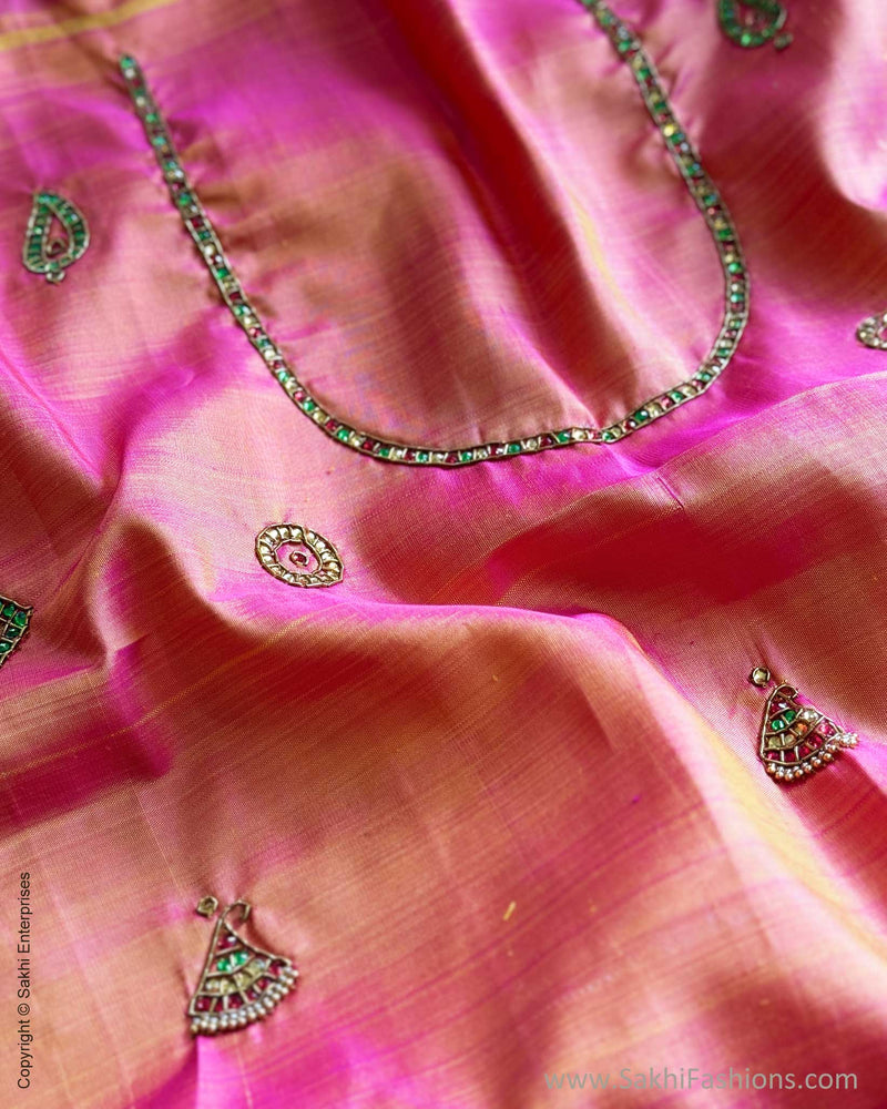 BL-S36955 Kanchi Kundan blouse