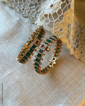 AJ-Z00698 Green Statement Bangles