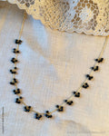 AJ-Z00595 Black beeds Necklace