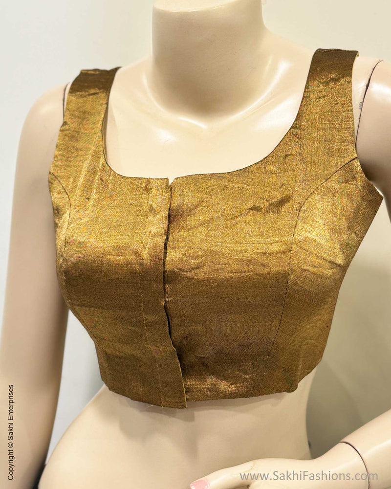 BL-S13104R2 Gold Tissue Blouse