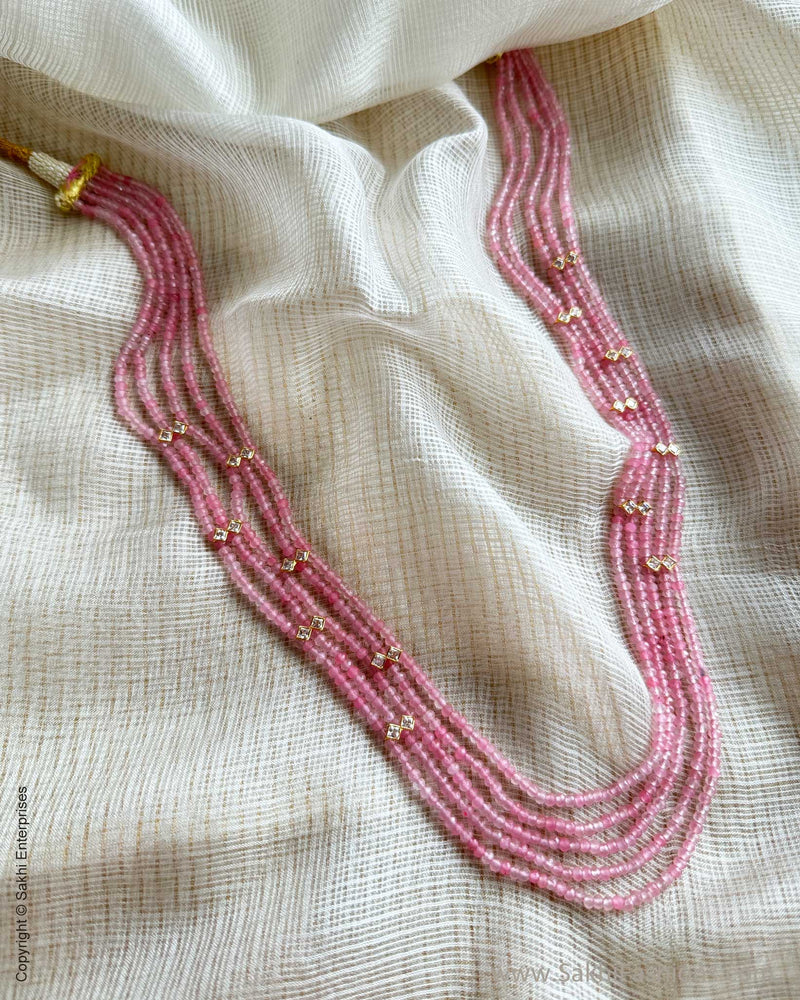 AG-X02529 Pink Gold Mala