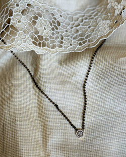 AG-X30549 Black beeds necklace