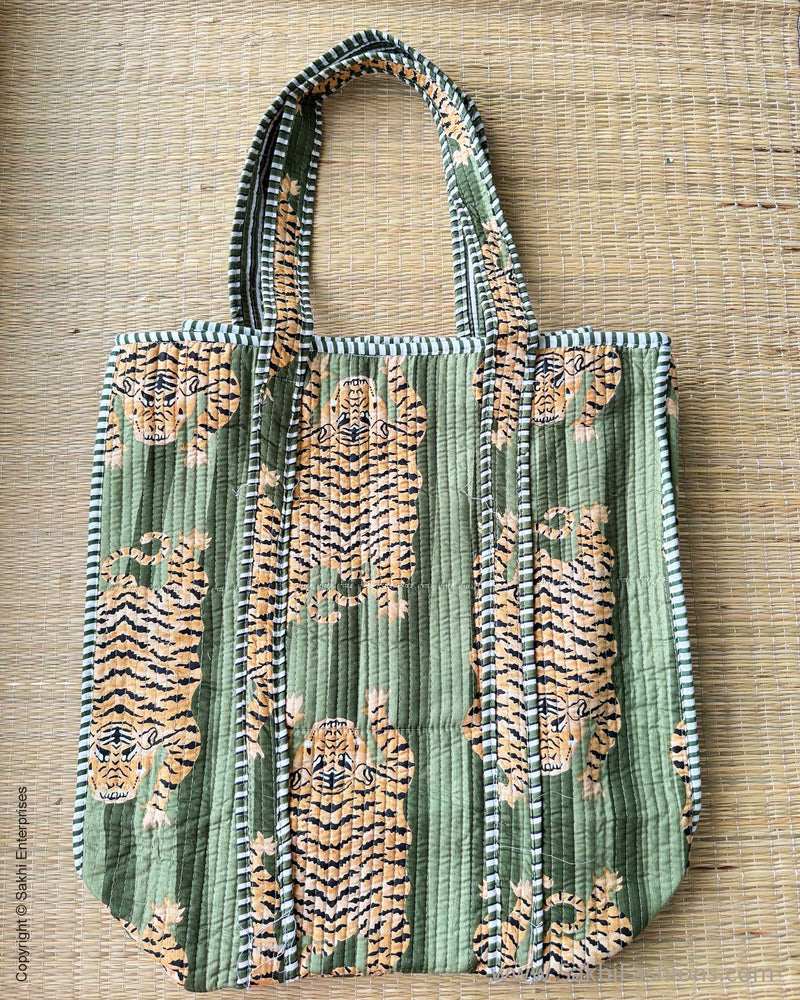 AC-X02404 Green Pure Cotton bag