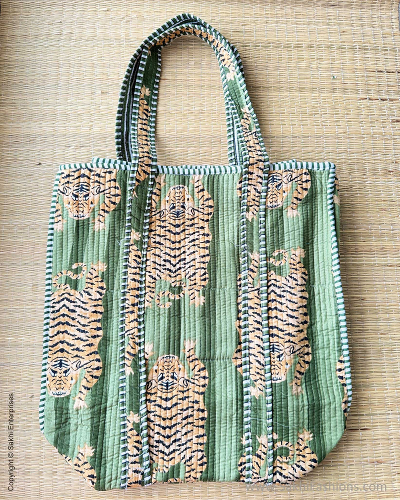 AC-X02404 Green Pure Cotton bag