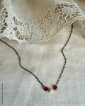 AG-X30547 Black beeds necklace