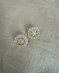 AG-X30529 Gold White Studs