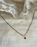 AG-X30552 Black beeds necklace